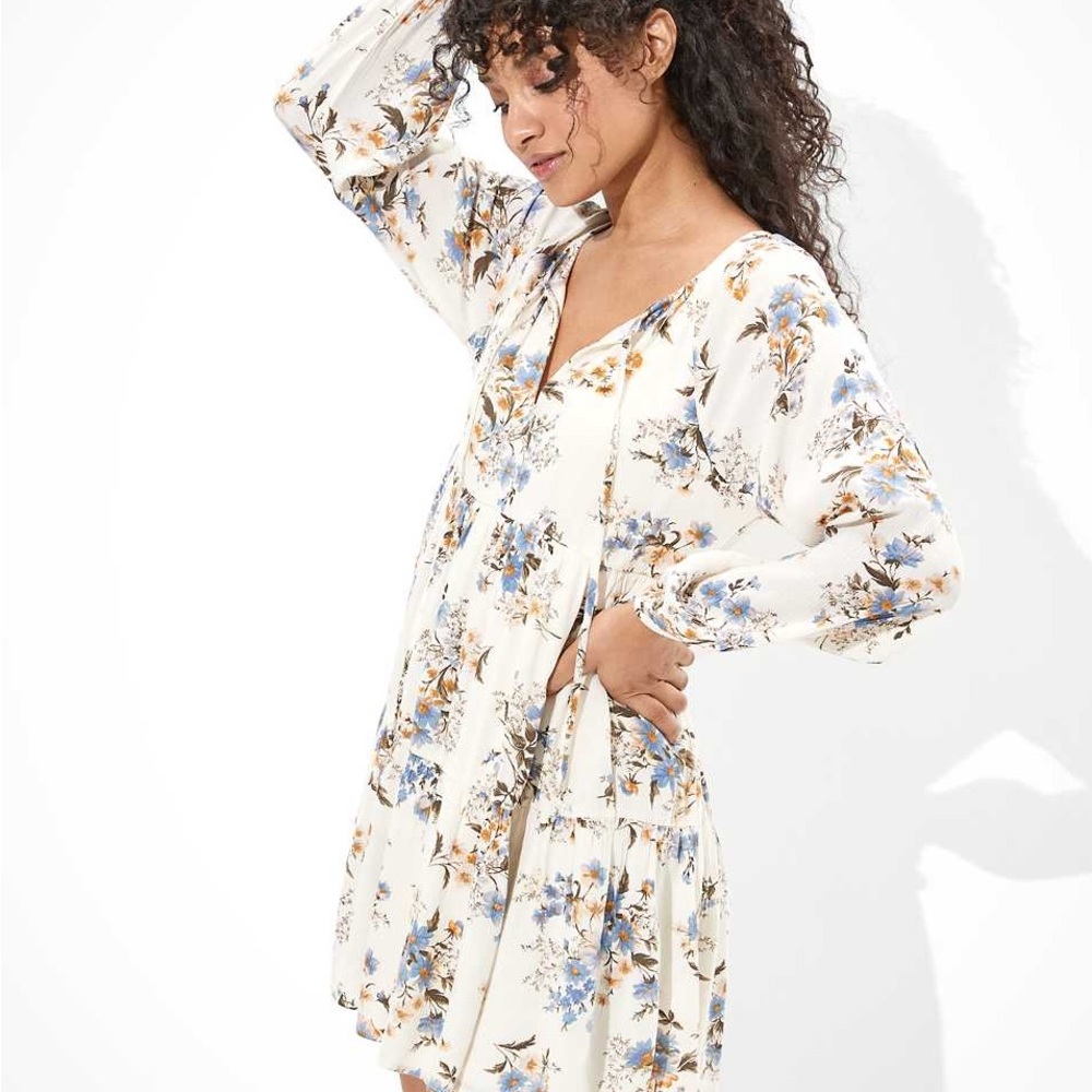 American eagle fall floral dress